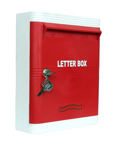 red metal letter box|letter boxes screwfix.